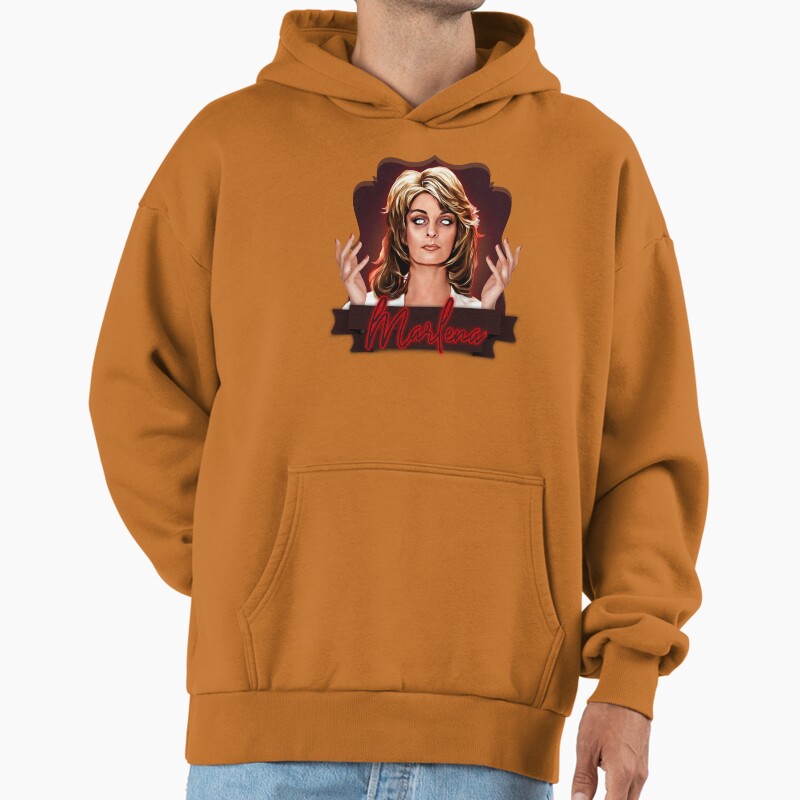 Marlena Unisex Hoodie Pullover Casual Streetwear Graphic Print