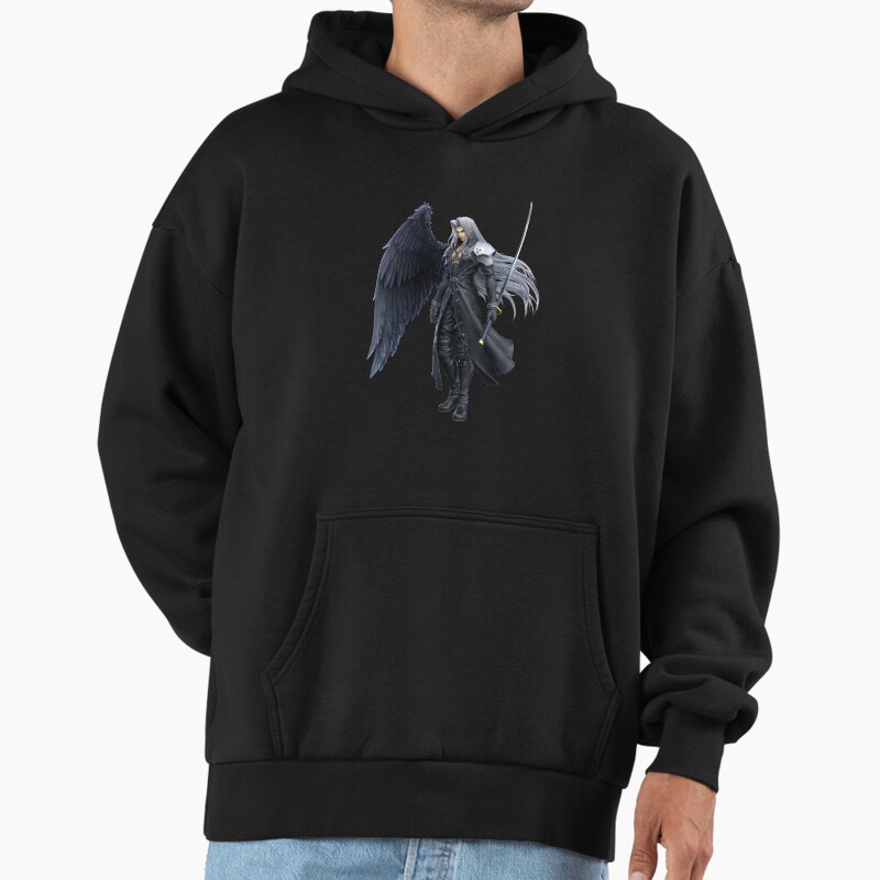 Sephiroth Smash Render Unisex Hoodie Pullover Casual Streetwear Graphic Print