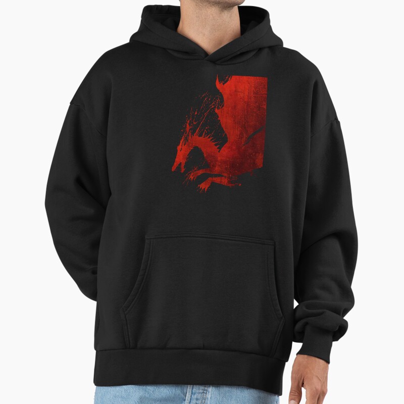 Dragon Age Origins: Blood Dragon V2 Unisex Hoodie Pullover Casual Streetwear Graphic Print