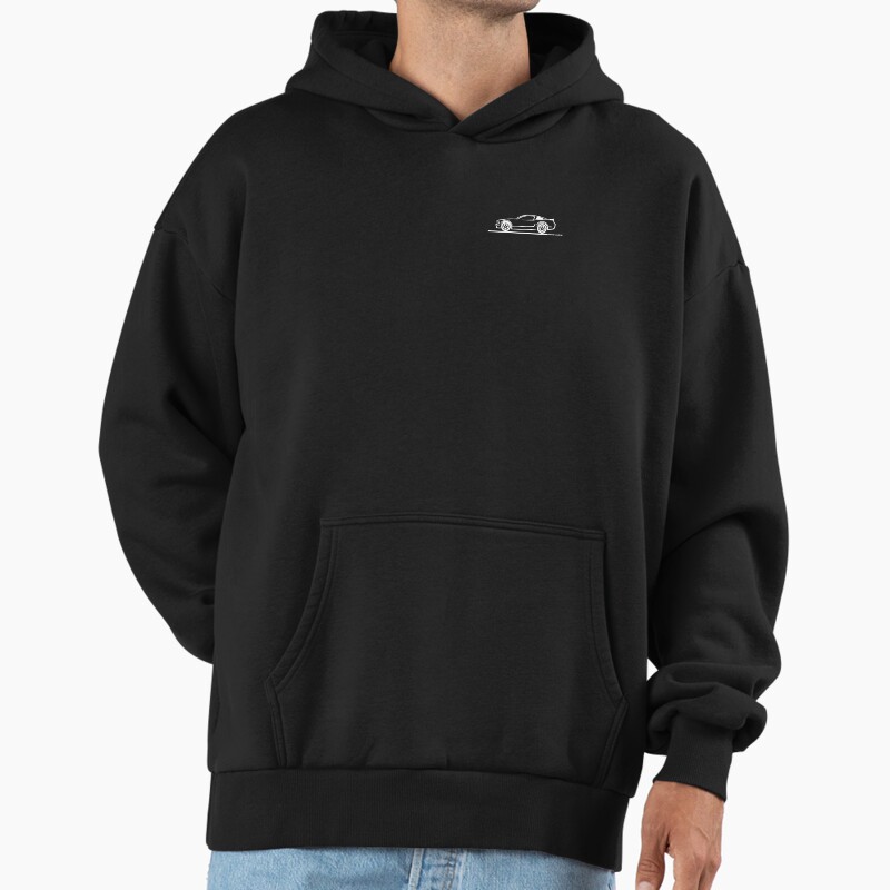 2010 Ford Mustang Fastback Unisex Hoodie Pullover Casual Streetwear Graphic Print