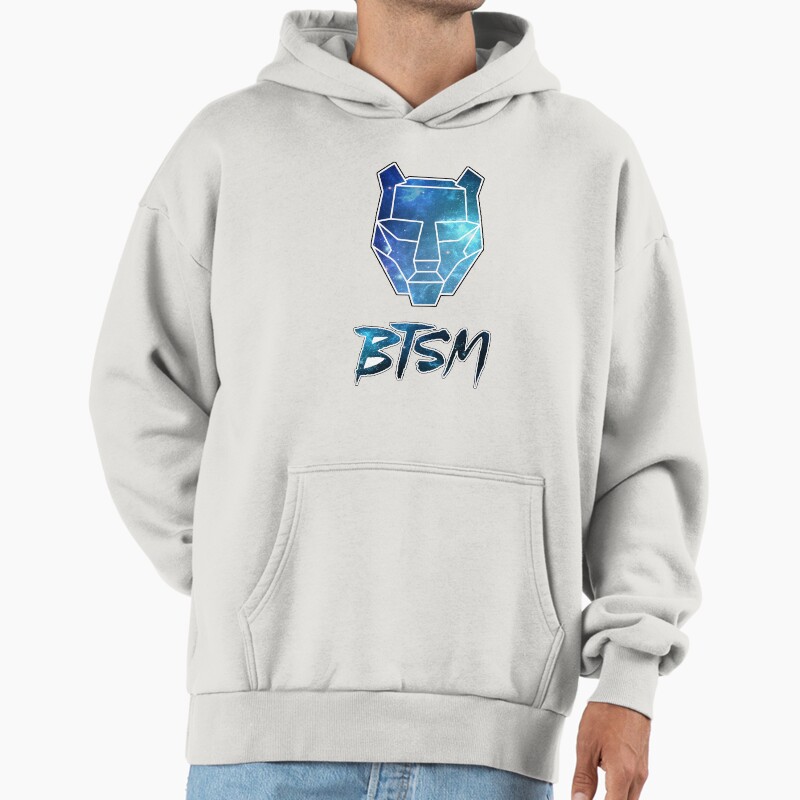 Btsm Unisex Hoodie Pullover Casual Streetwear Graphic Print