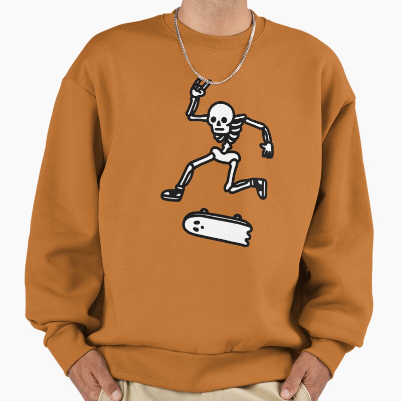 Rad In Peace Unisex Sweater Crewneck Pullover Casual Streetwear Graphic Print