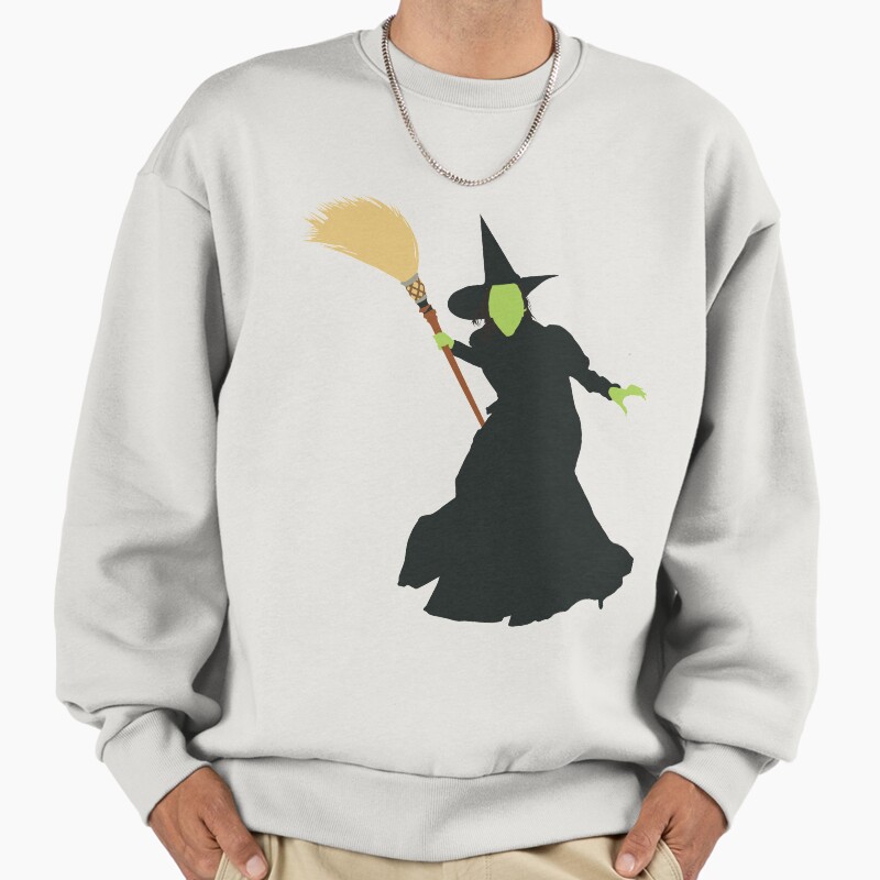 Wicked Witch Unisex Sweater Crewneck Pullover Casual Streetwear Graphic Print