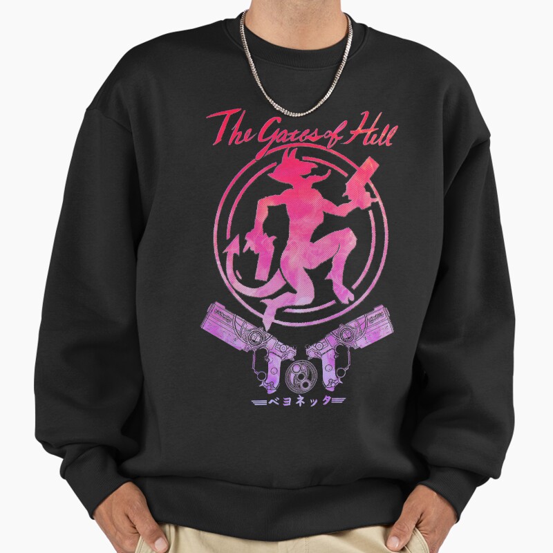 The Gates Of Hell Unisex Sweater Crewneck Pullover Casual Streetwear Graphic Print