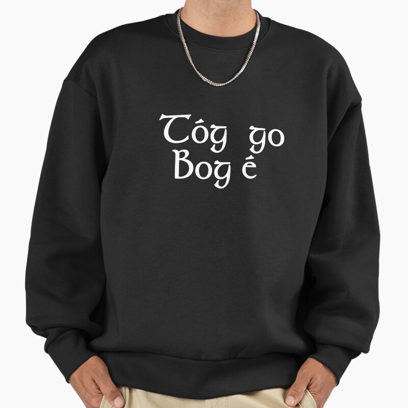 Tg Go Bog  Unisex Sweater Crewneck Pullover Casual Streetwear Graphic Print