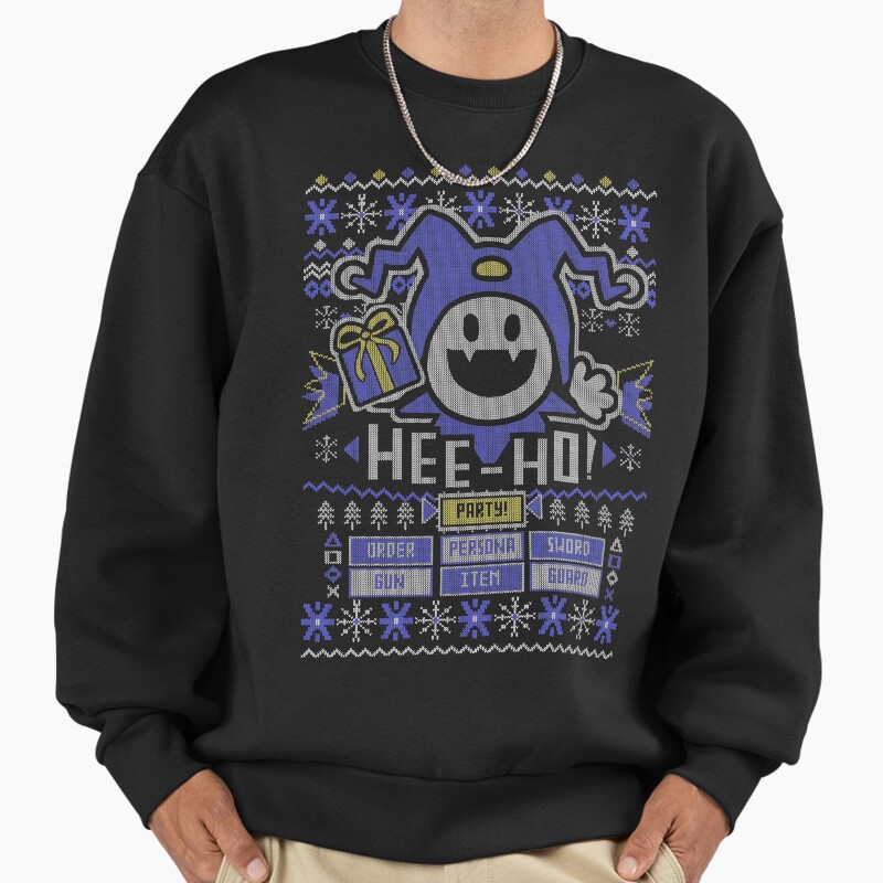 Ugly Christmas Sweater Jack Frost Unisex Sweater Crewneck Pullover Casual Streetwear Graphic Print