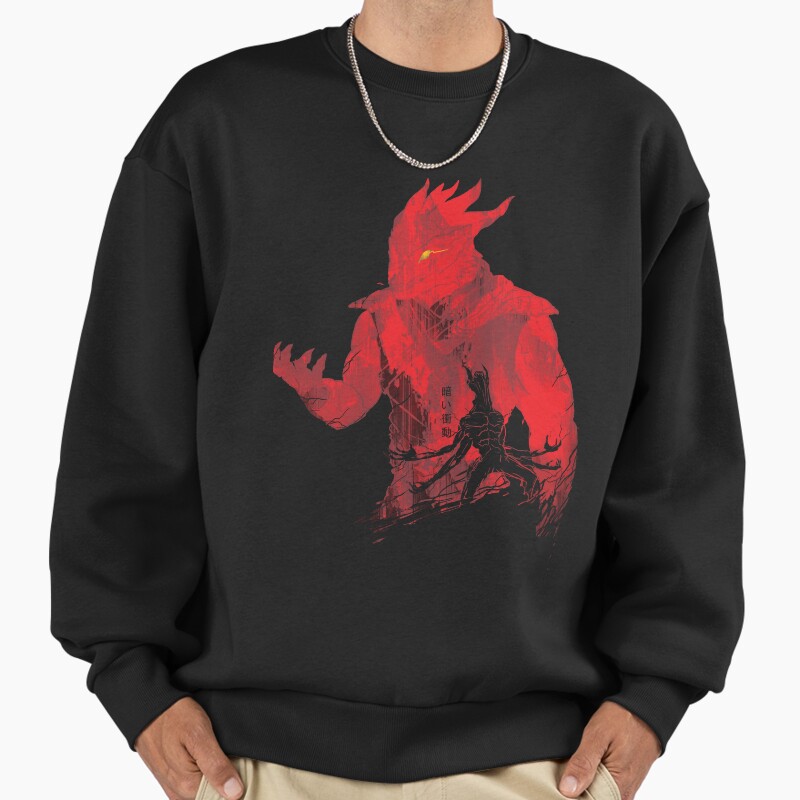 A Dark Impulse:Bg3 Dark Urge Unisex Sweater Crewneck Pullover Casual Streetwear Graphic Print
