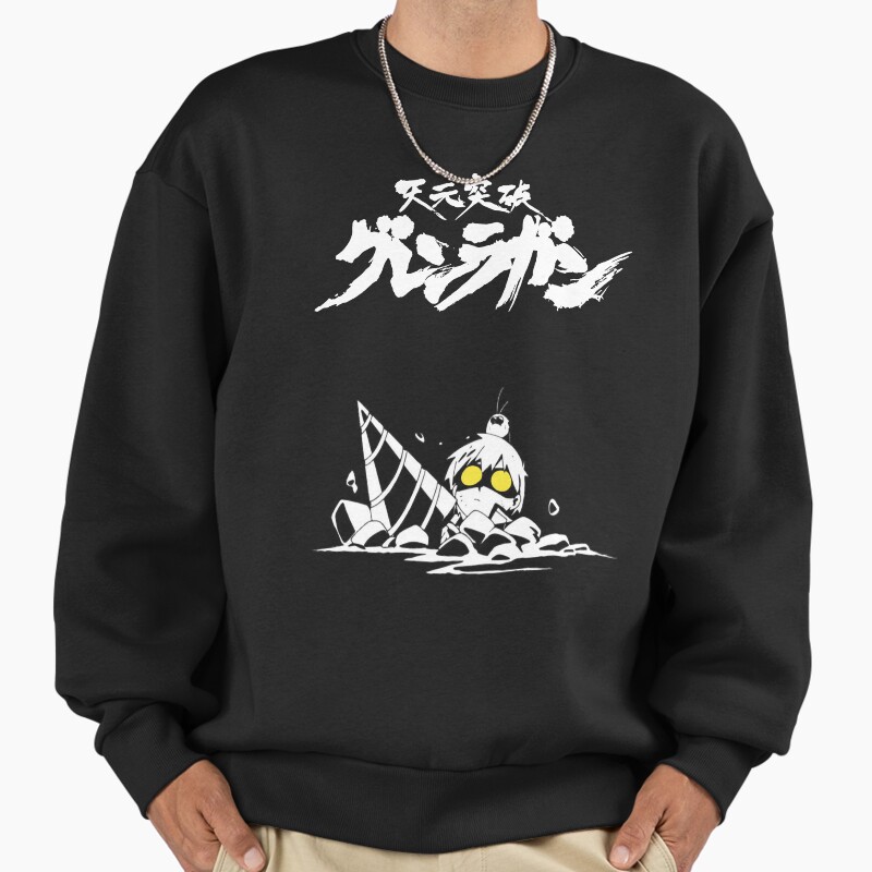 Tengen Toppa 02 Unisex Sweater Crewneck Pullover Casual Streetwear Graphic Print
