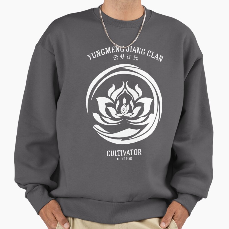 The Untamed: Yunmeng Jiang Clan Cultivator Unisex Sweater Crewneck Pullover Casual Streetwear Graphic Print