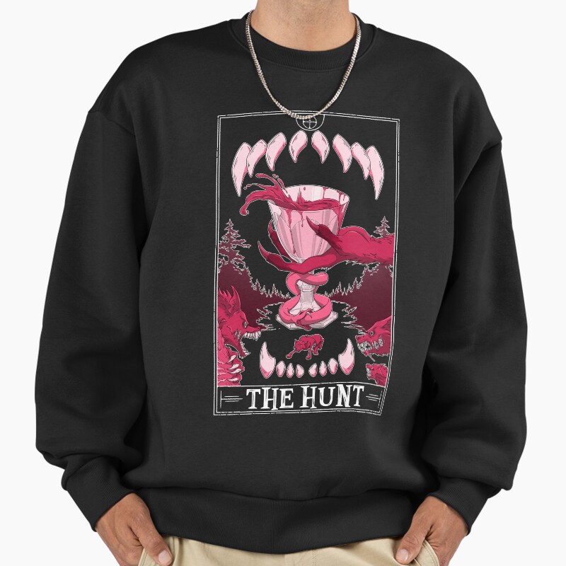 The Hunt "Tarotesque" - (Dark) Unisex Sweater Crewneck Pullover Casual Streetwear Graphic Print