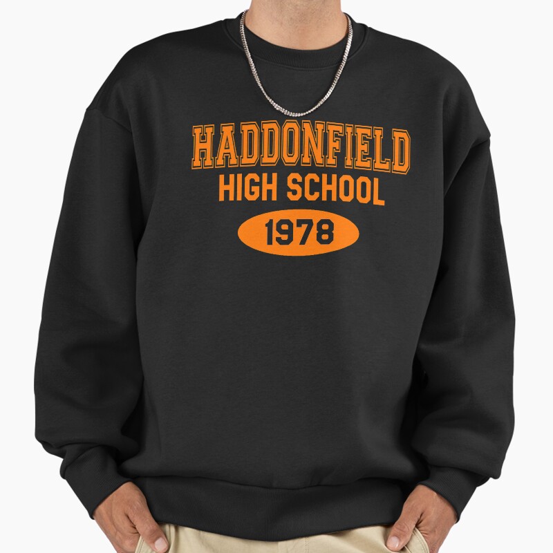 Haddonfield High School 1978 Unisex Sweater Crewneck Pullover Casual Streetwear Graphic Print