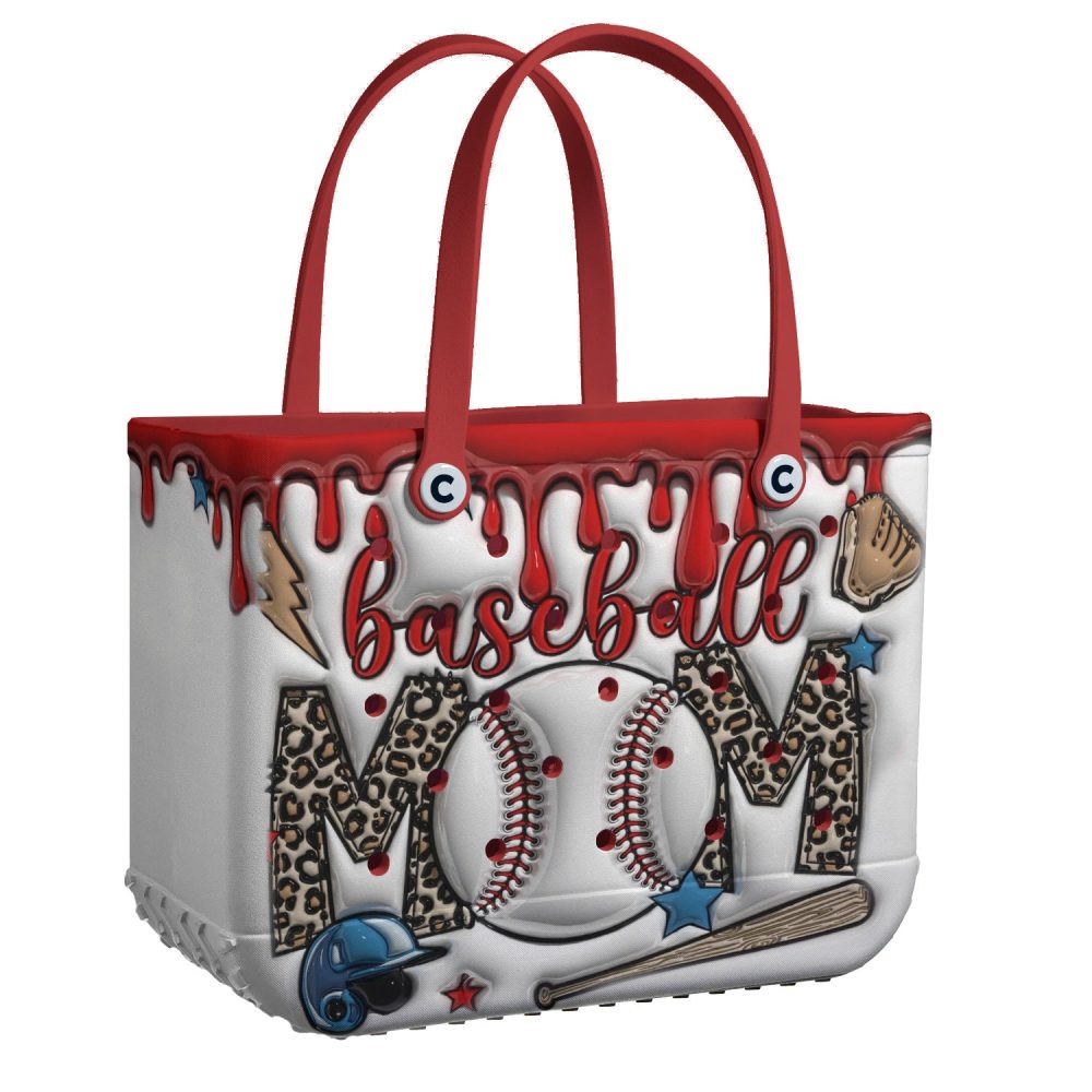 Stylish Baseball Mom Tote Bag - Perfect For Game Day & Everyday Essentials