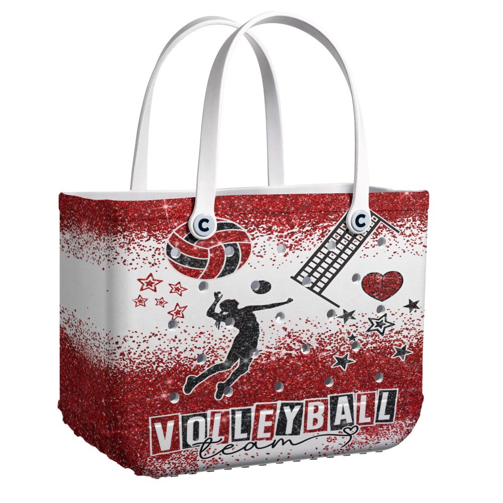 Stylish Volleyball Tote Bag – Perfect For Sports Lovers & Team Spirit – Durable & Trendy Design