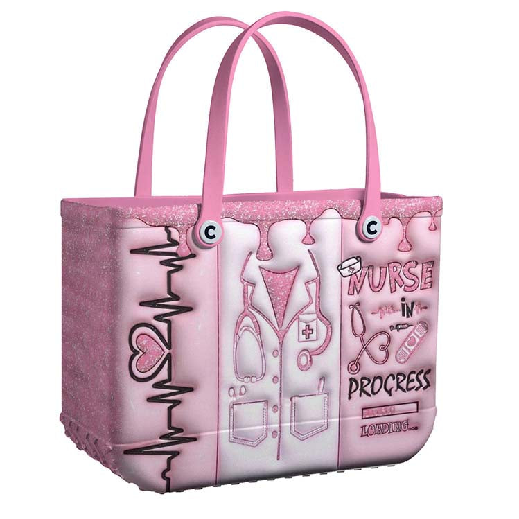 Nurse-Inspired Pink Tote Bag - Stylish & Functional For Healthcare Heroes
