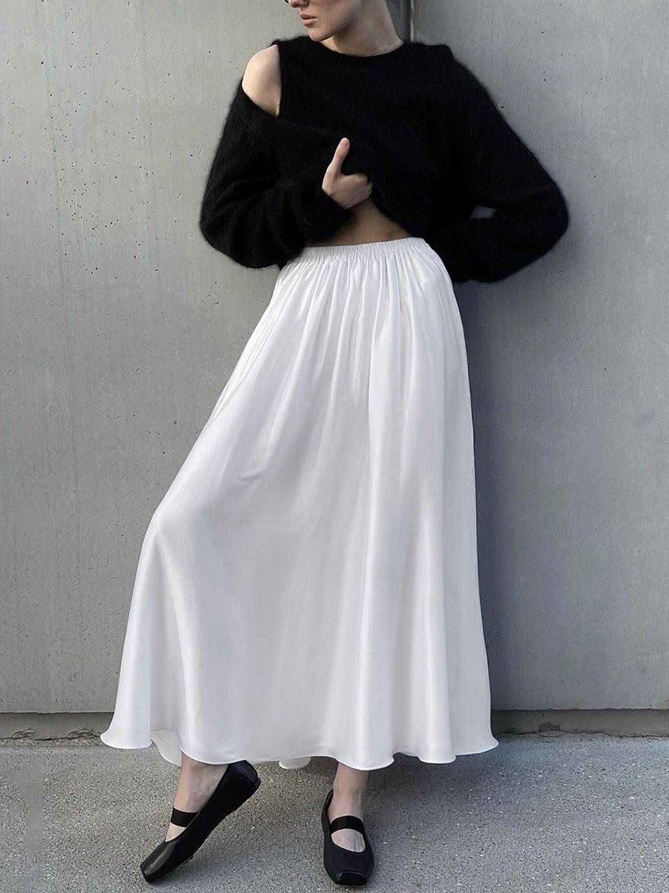 Elastic Waist Skirt