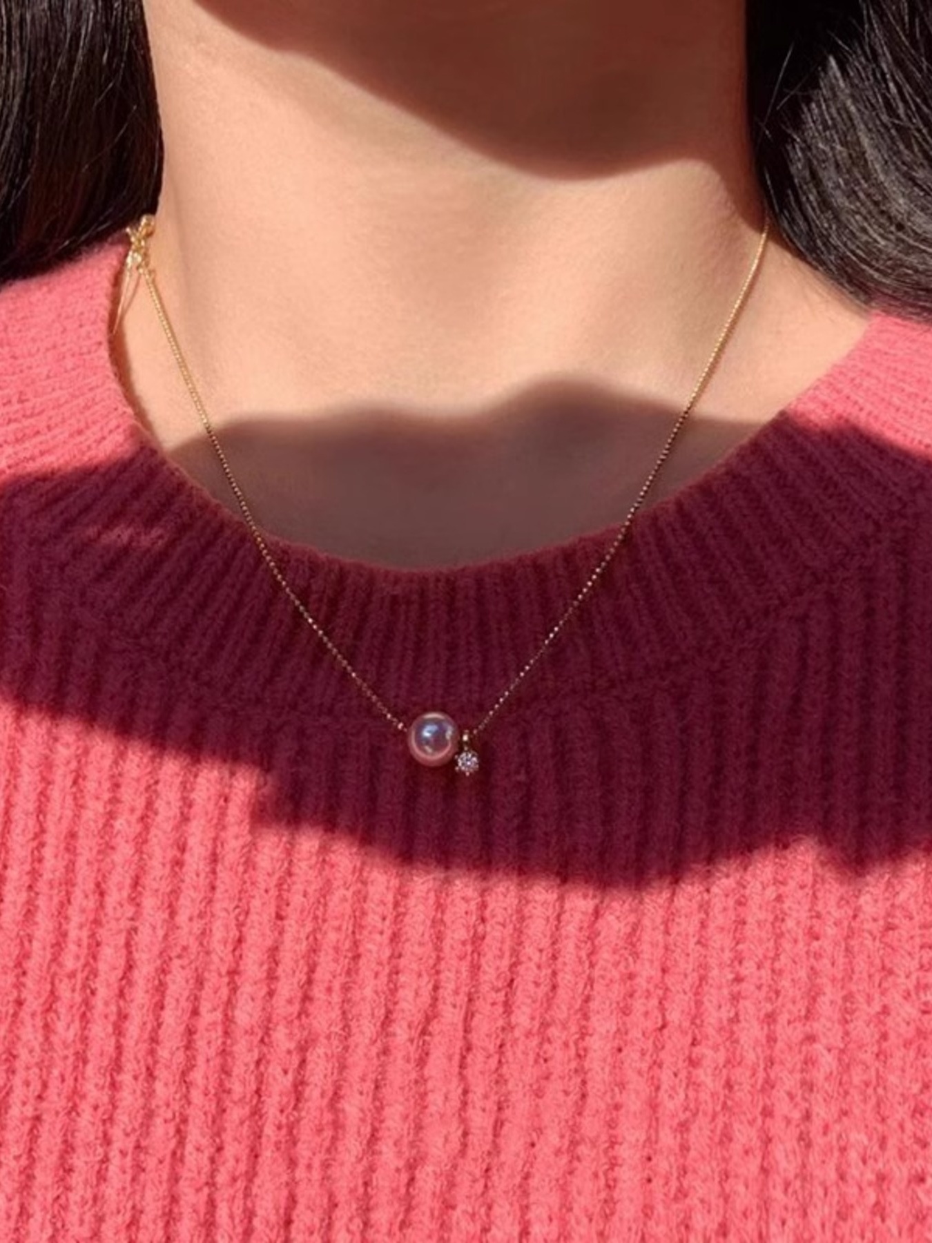 925 Sterling Silver Pearl Necklace