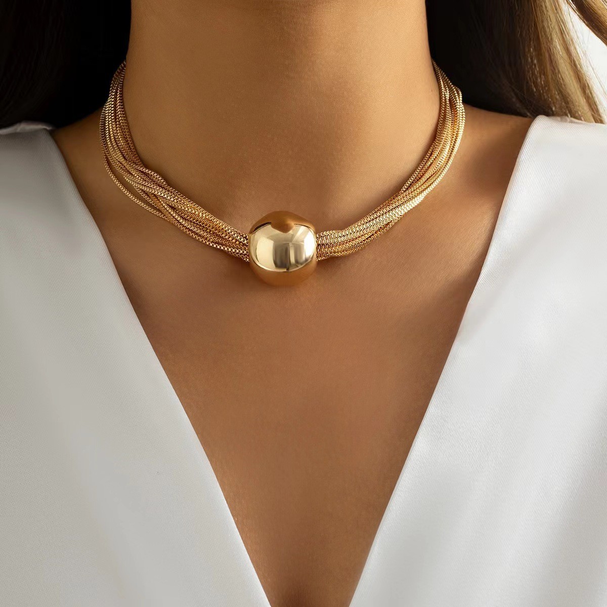 Multi Layered Adjustable Necklace