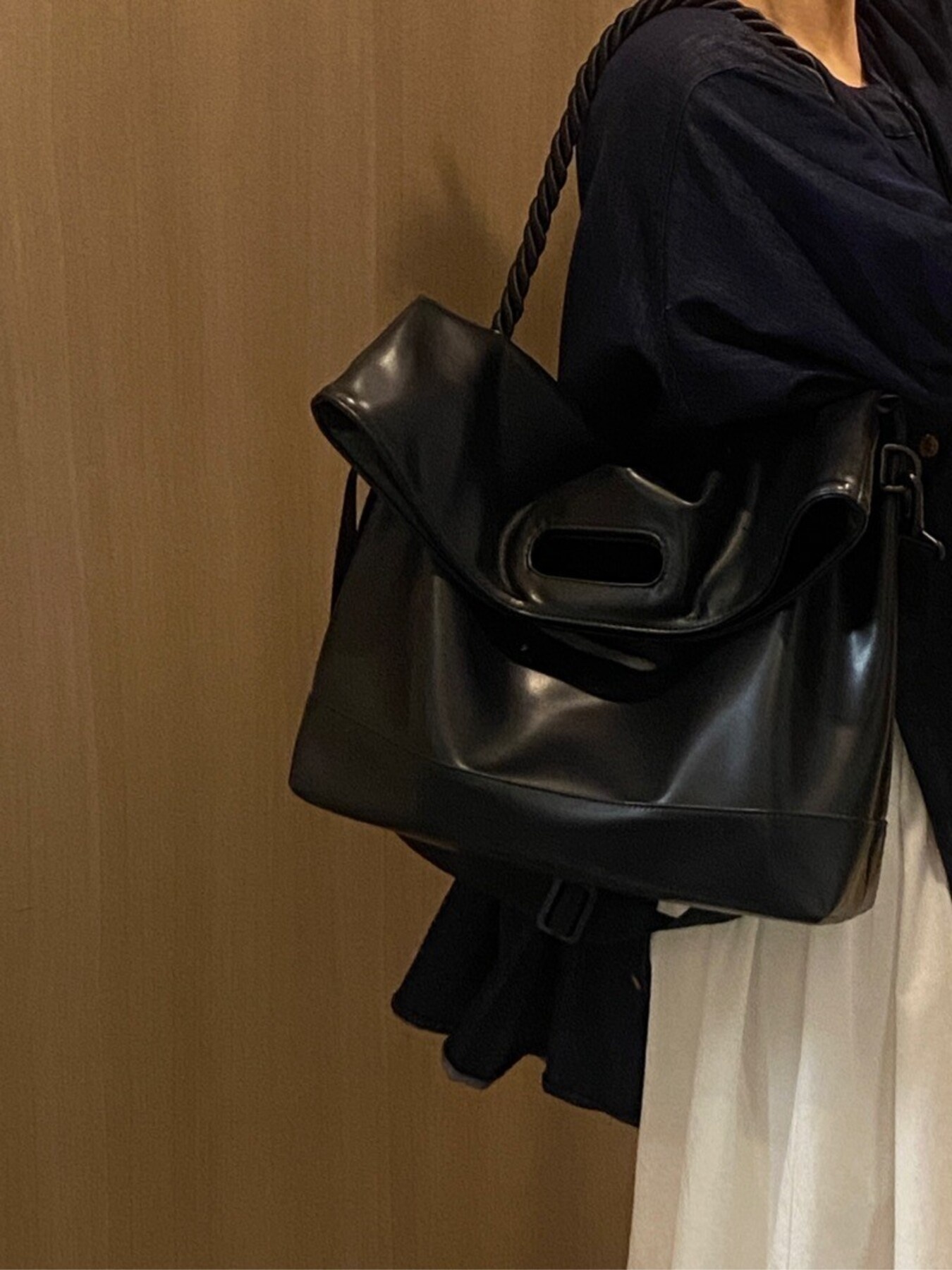 Pu Leather Oversized Tote Bag