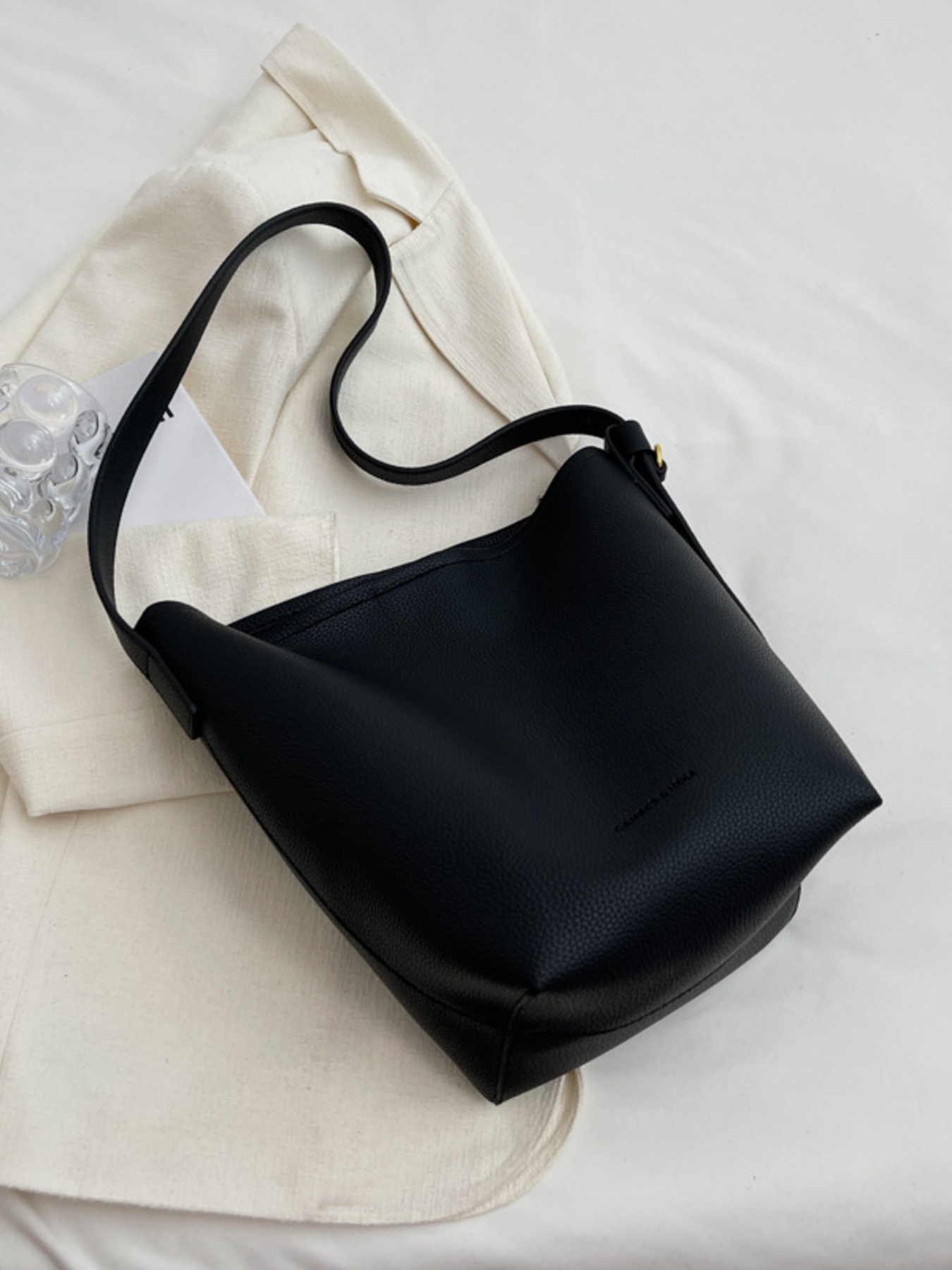 Minimalist Pu Leather Shoulder Bag
