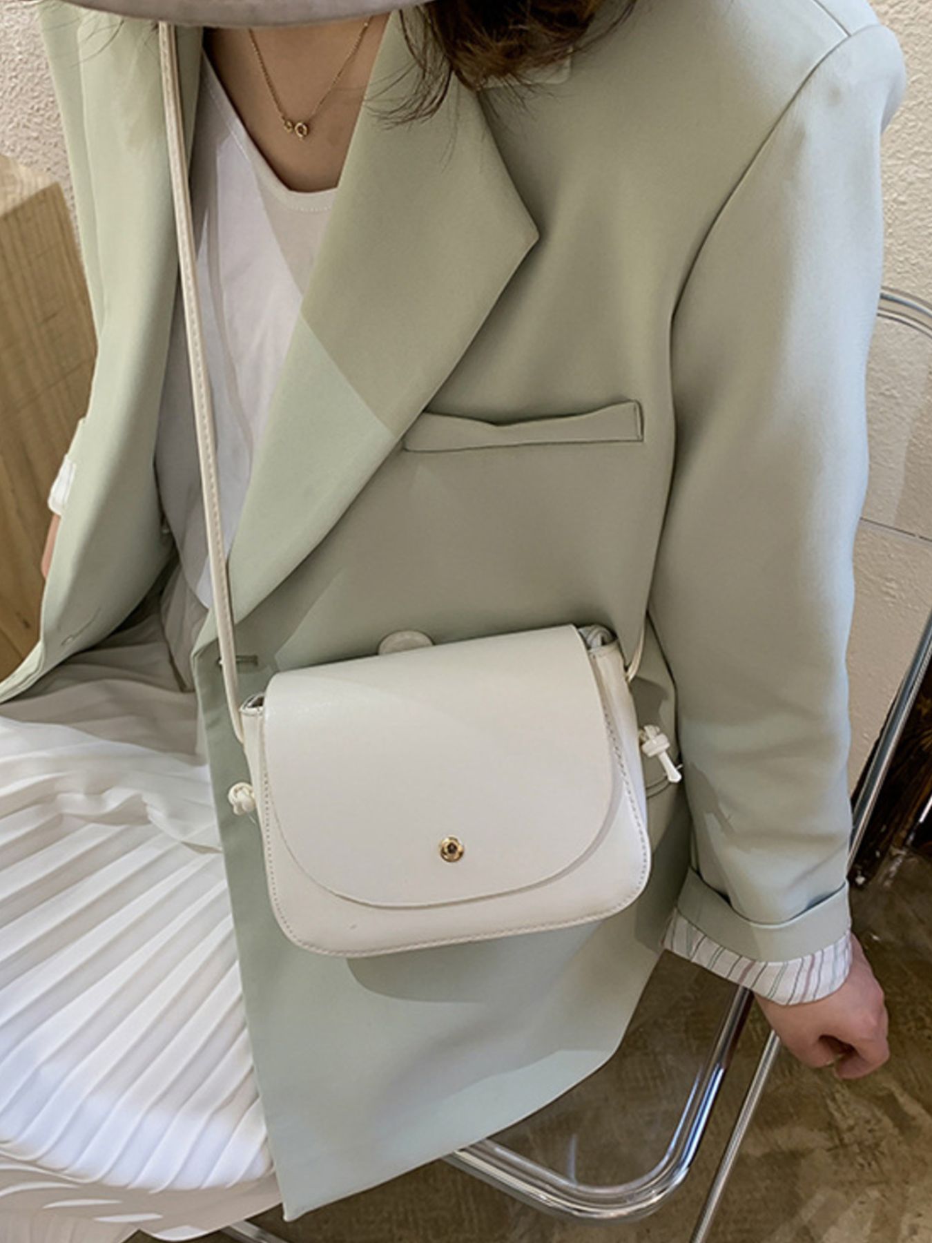 Pu Leather Crossbody Bag