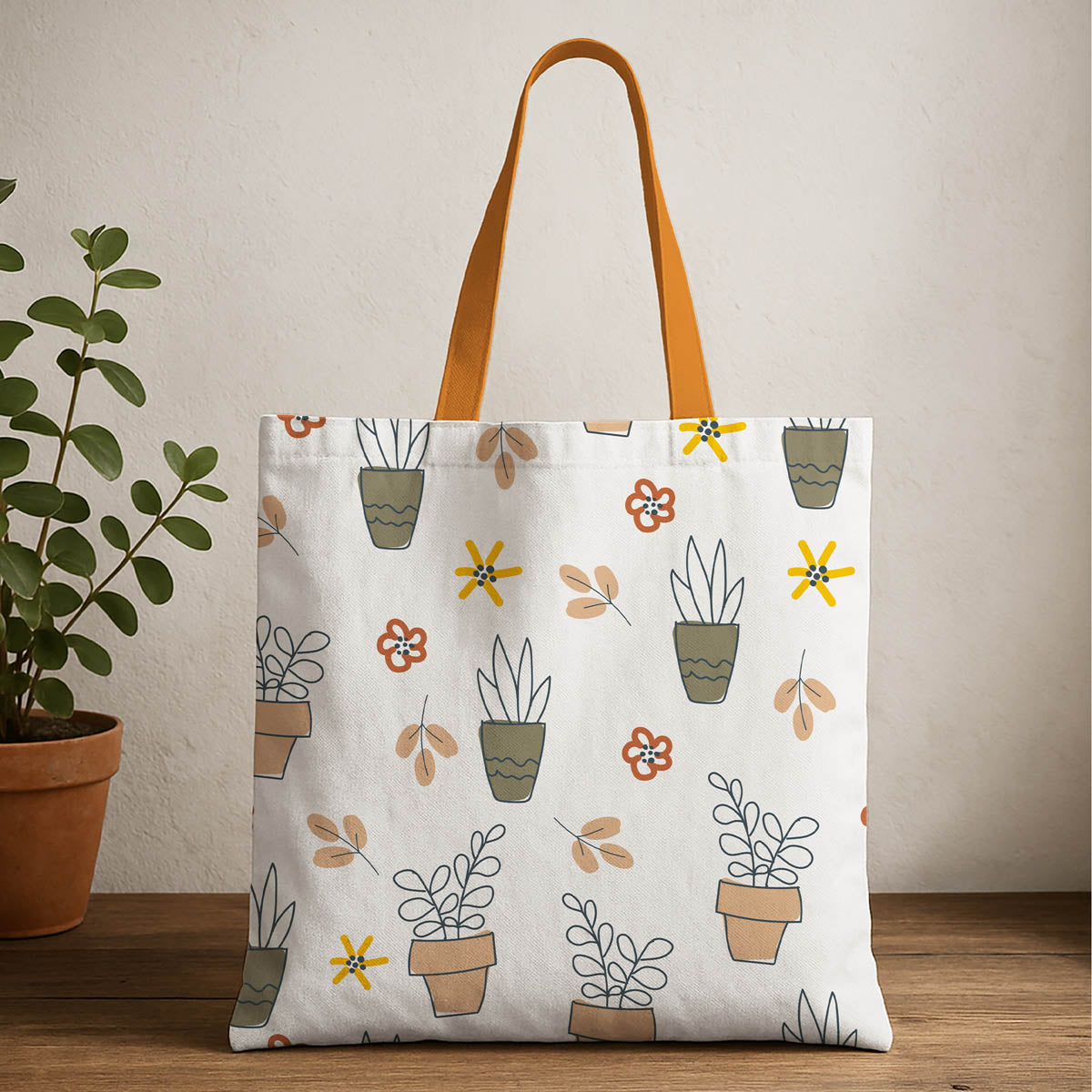Cute Planters Canvas Tote Bag