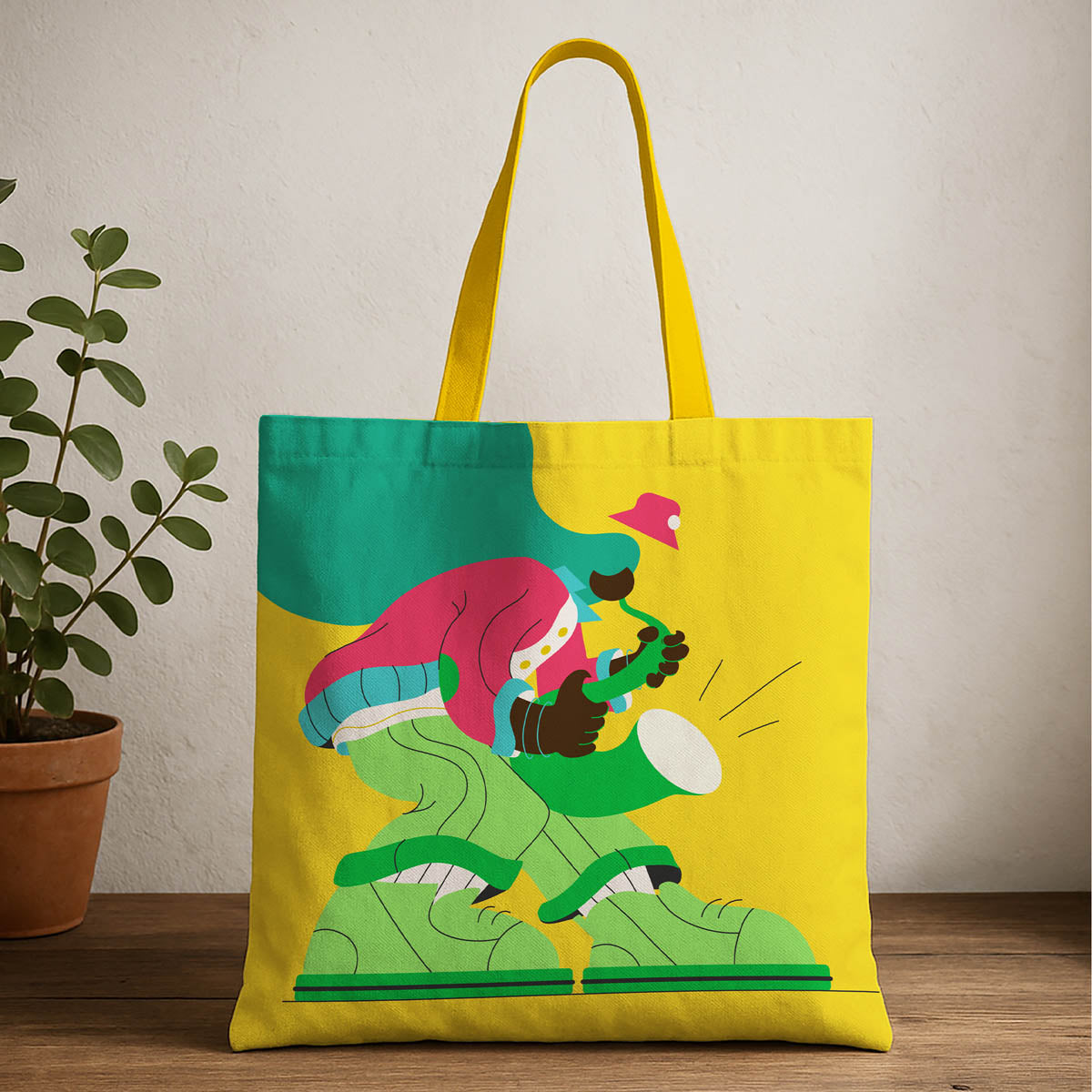 Music Canvas Tote Bag