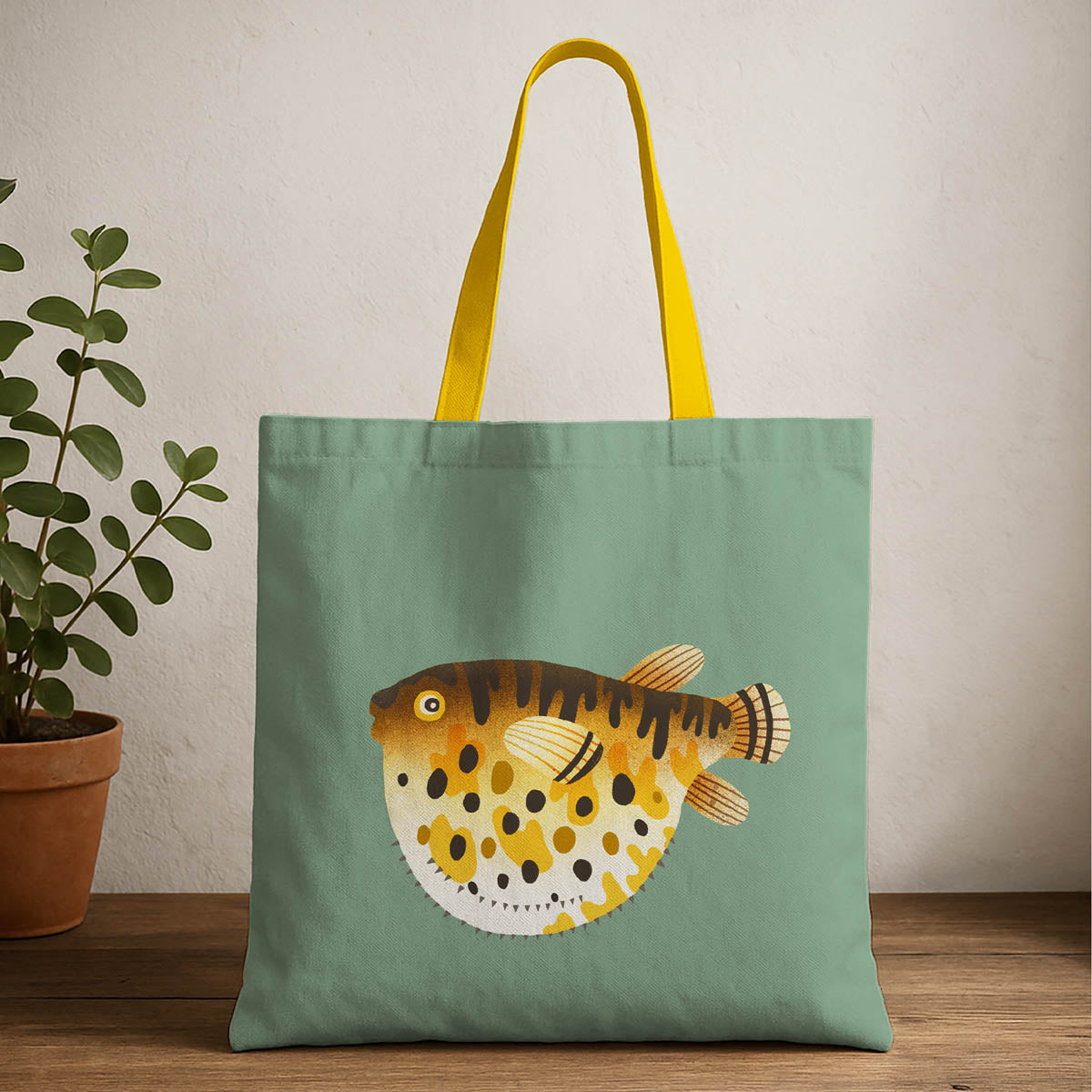Pufferfish Tote Bag