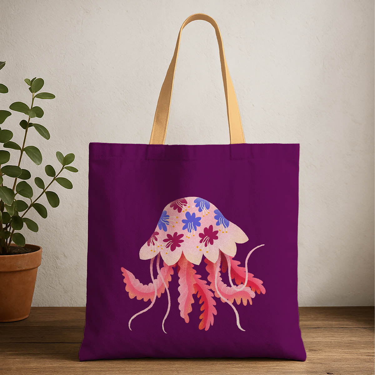 Jellyfish Art Tote Bag