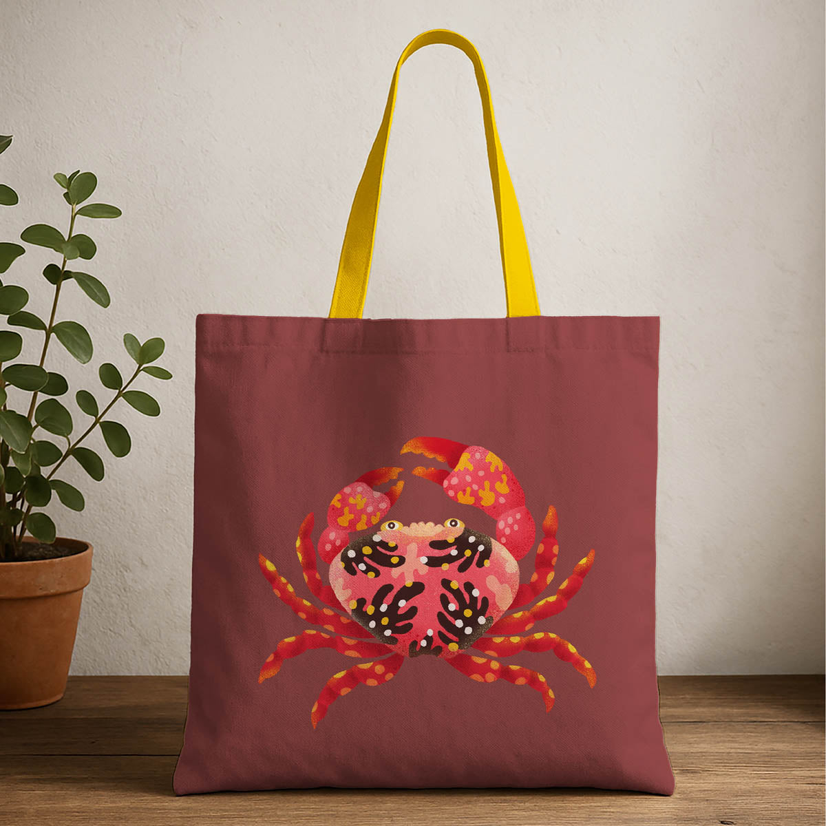 Cute Crab Tote Bag