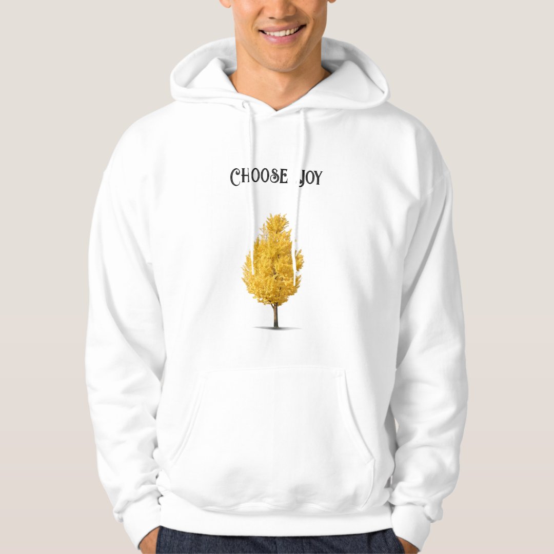 Minimalist Choose Joy Hoodie - Inspirational Quote