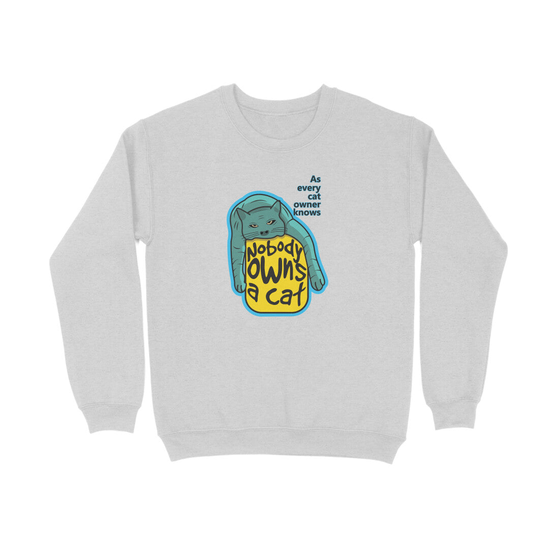 Sweatshirt (Men) - Cat-Titude (6 Colours)