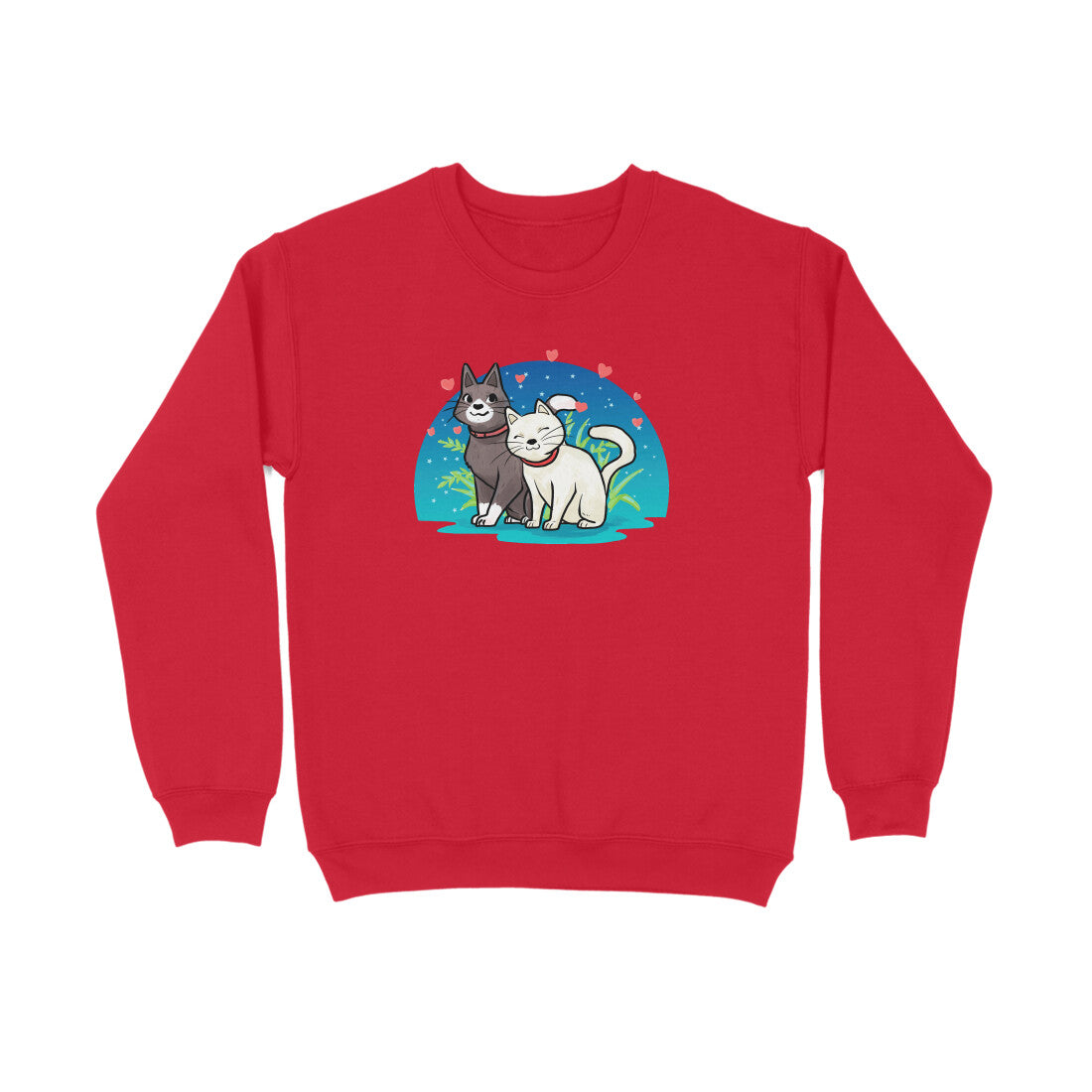 Sweatshirt (Men) - Pawsitively Adorable Cats (8 Colours)
