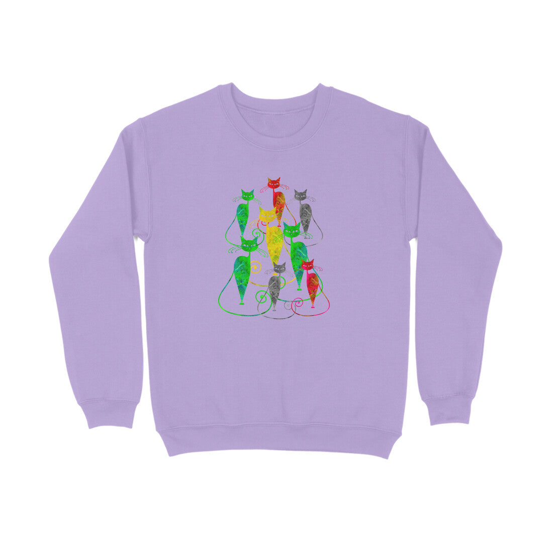 Sweatshirt (Men) - Sassy Kitties (7 Colours)
