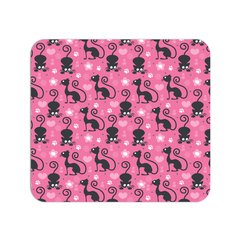 Purrfectly Pink Mouse Pad