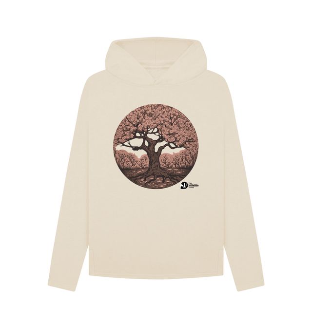 Cherry Blossom Relaxed Fit Hoodie