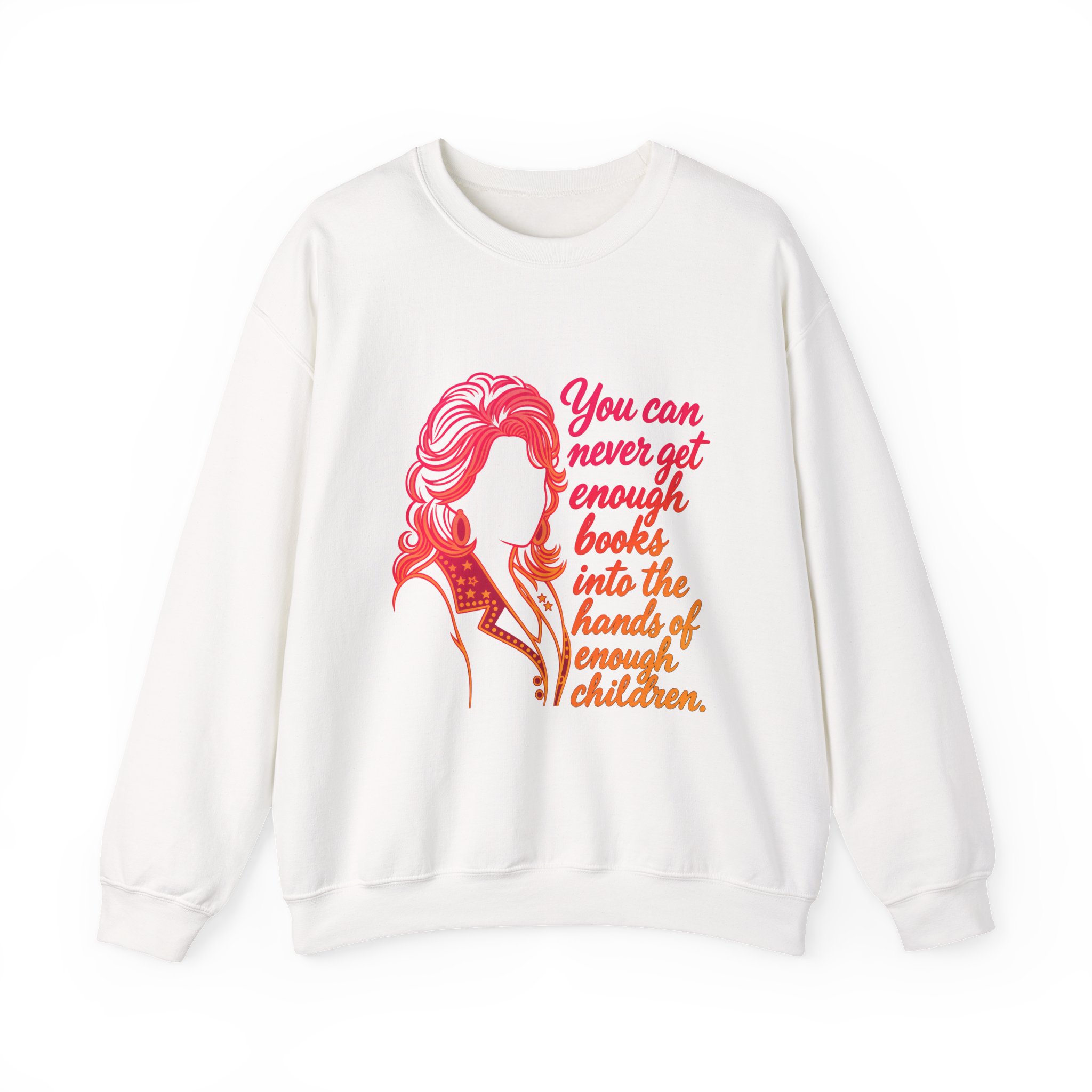 Children’S Literacy Book Lover Crewneck Sweatshirt – Vintage Reading Graphic