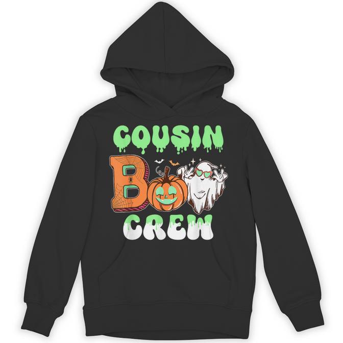 Cousin Boo Crew Halloween Ghost Pumpkin Hoodie