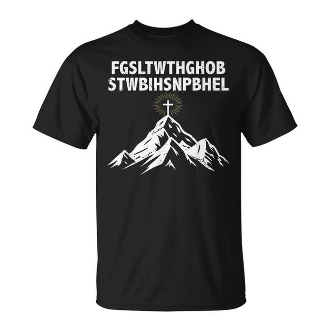 Fgsltwthghobstwbihsnpbhel God So Loved Faith Jesus Christian T-Shirt