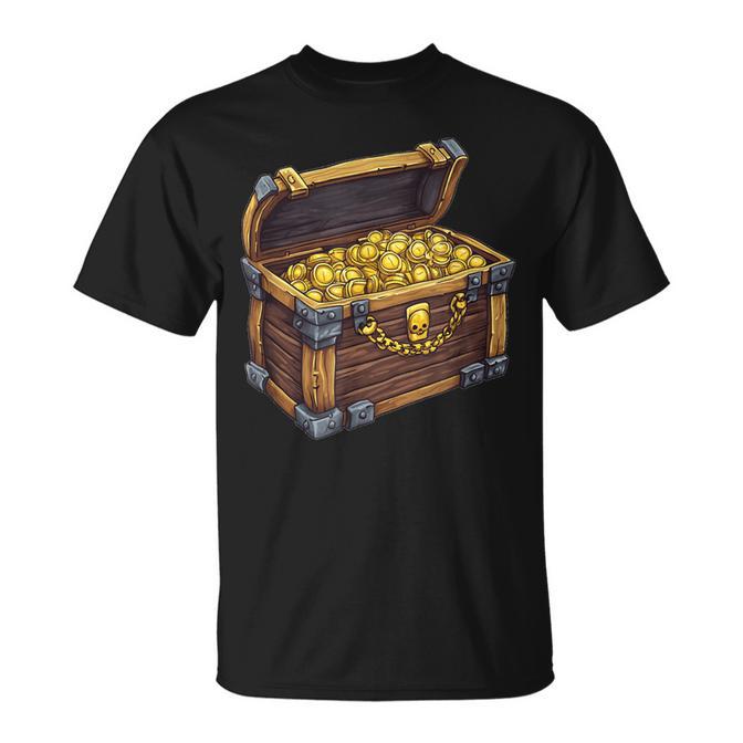 Golden Pirate Treasure Chest Outfit For Pirates T-Shirt