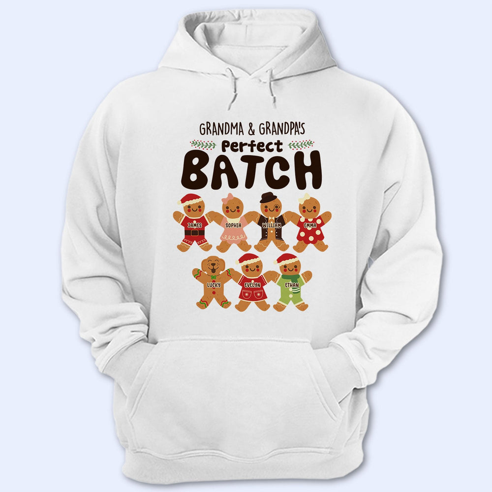 Grandma Grandpa Mom Dad Perfect Batch - Gift For Mom, Dad, Grandparents - Personalized Hoodie