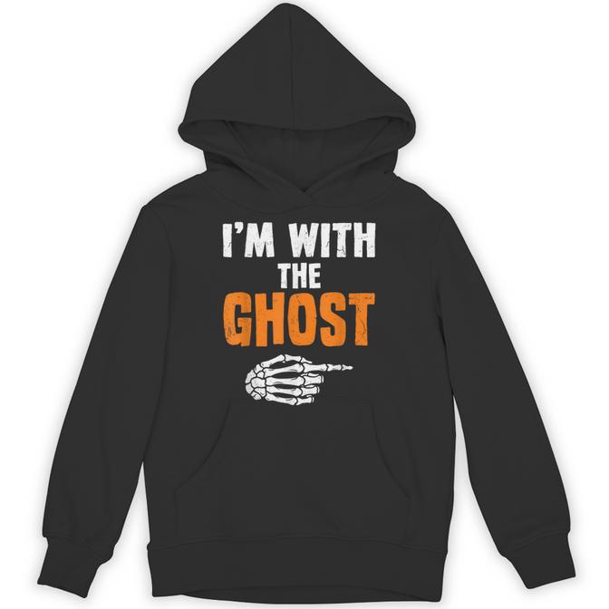 Im With The Ghost Halloween Costume Hoodie
