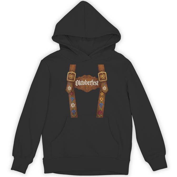 Lederhosen Suspenders Bavarian Oktoberfest Costumes Men Hoodie
