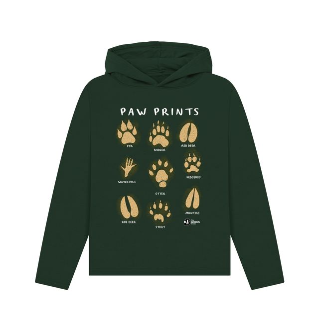 Paw Prints Relaxed Fit Hoodie