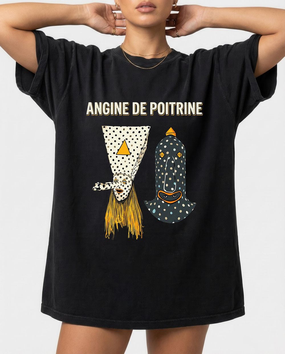 Unique Polka Dot Abstract Art Tee