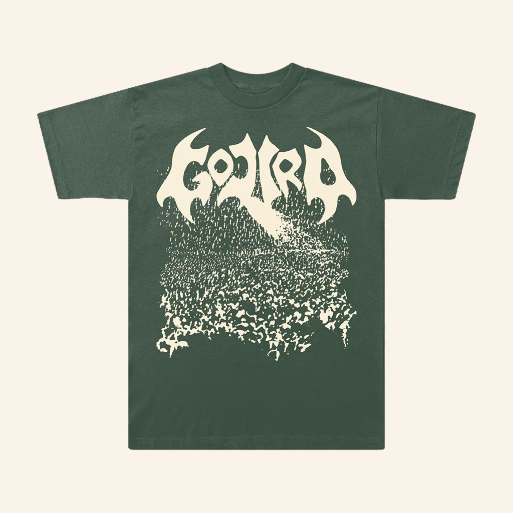 Gojira Band Graphic Tee With Crowd Design