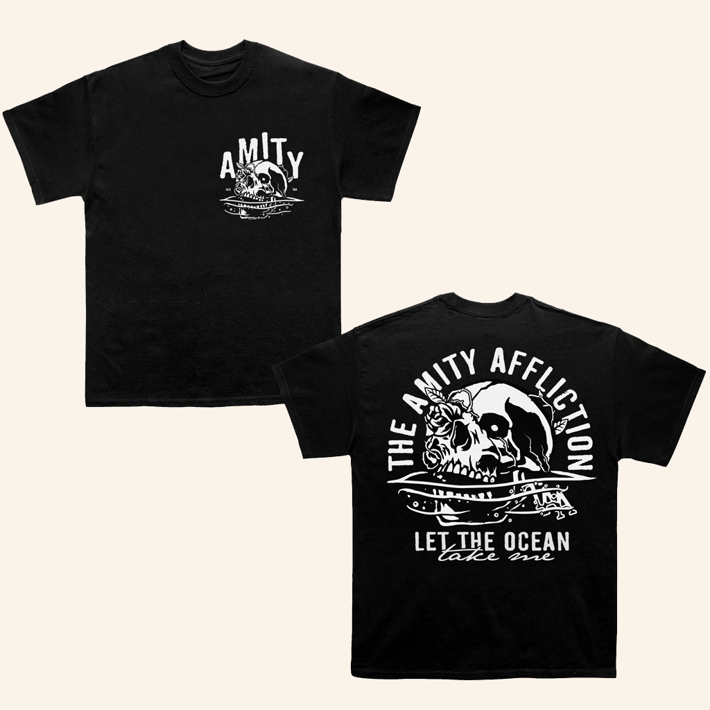 The Amity Affliction Skull Design T-Shirt