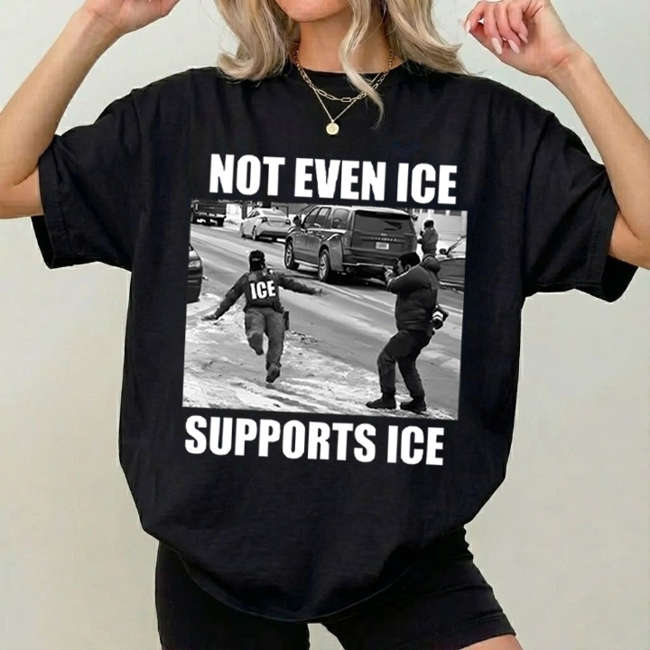 Not Even Ice Supports Ice Graphic Tee
