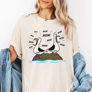Humorous Mom Ducks Graphic Shirt