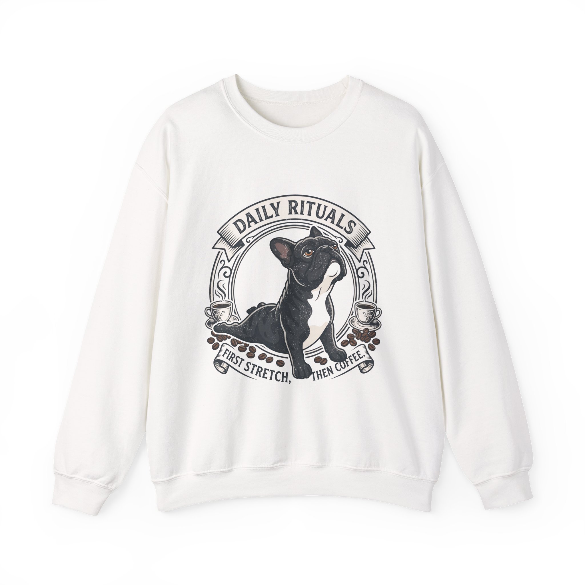 Rituals French Bulldog Sweatshirt, Vintage Dog Lover Crewneck