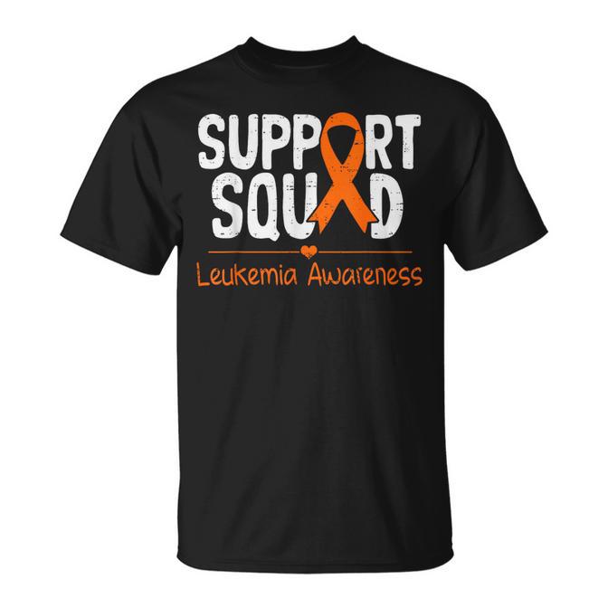 Support Leukemia Awareness Ribbon Orange Kids T-Shirt